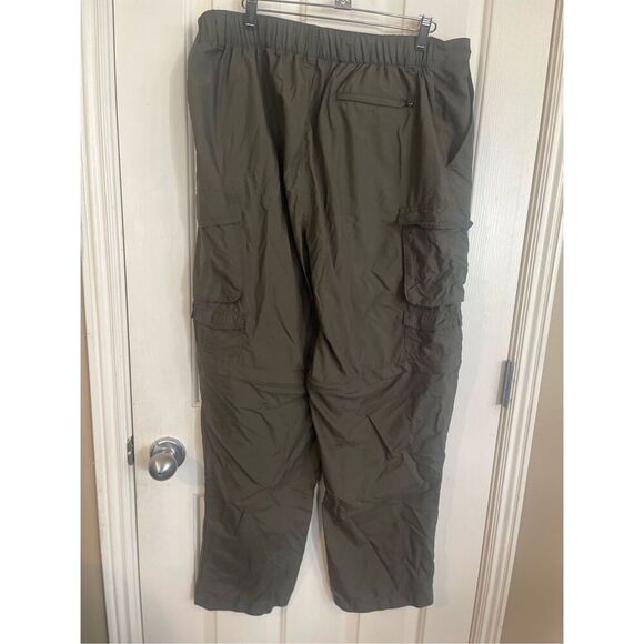 Rugged Exposure Mens Army Green Convertible Waterproof Cargo Pants Shorts XL - Picture 12 of 15